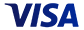 Bezahlung mit Visa möglich! Visa Logo